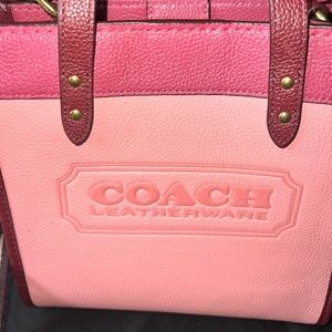 Pink Leather Coach Bag
